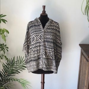 Lucky Brand Hooded sweater / poncho